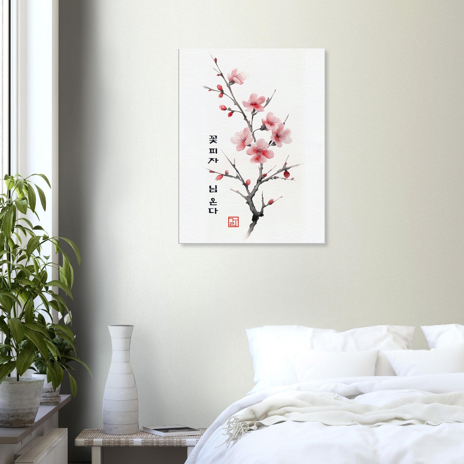 Beauty At The Right Time [Canvas] Print Material By 7-210 Korean Wall Art 60x80 cm / 24x32″ Frame Type Slim (2cm /0.8") 