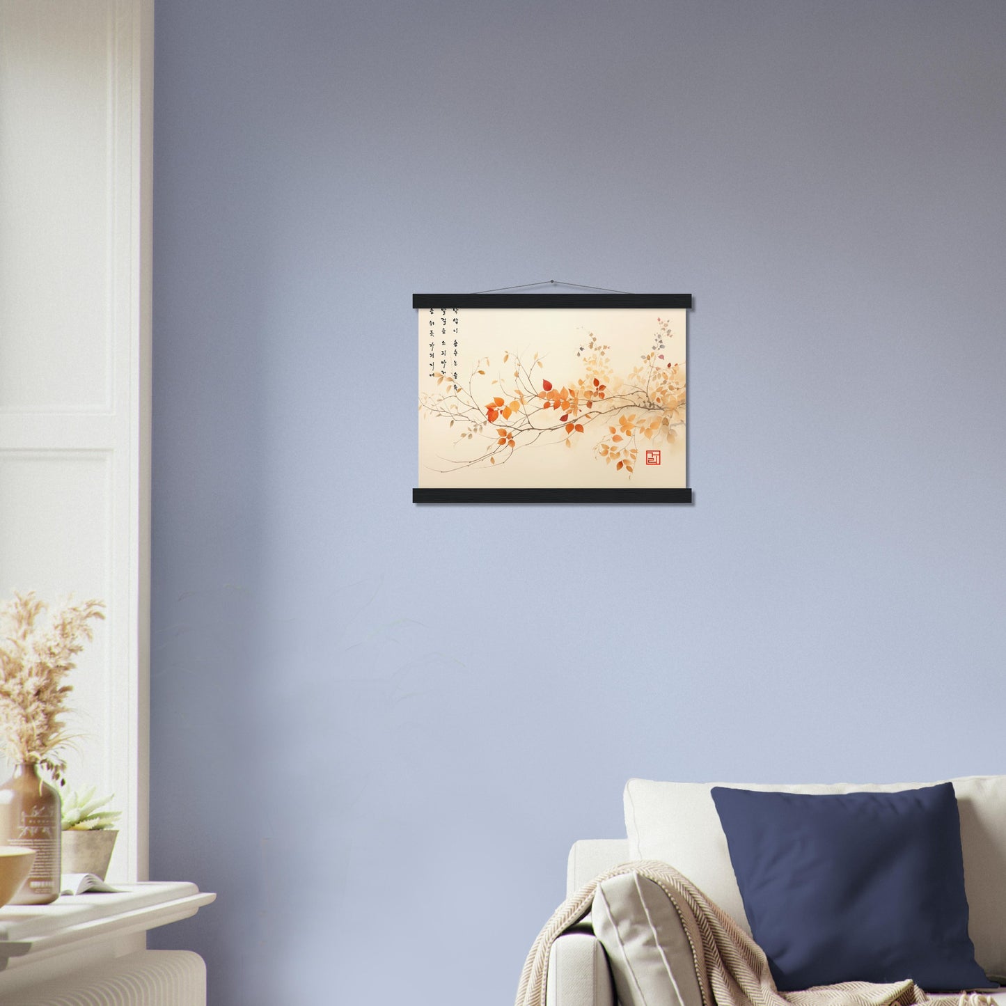 Breath Of Autumn [Paper] Print Material By 7-210 Korean Wall Art 40x30 cm / 16x12″ Frame Type Hanger Black