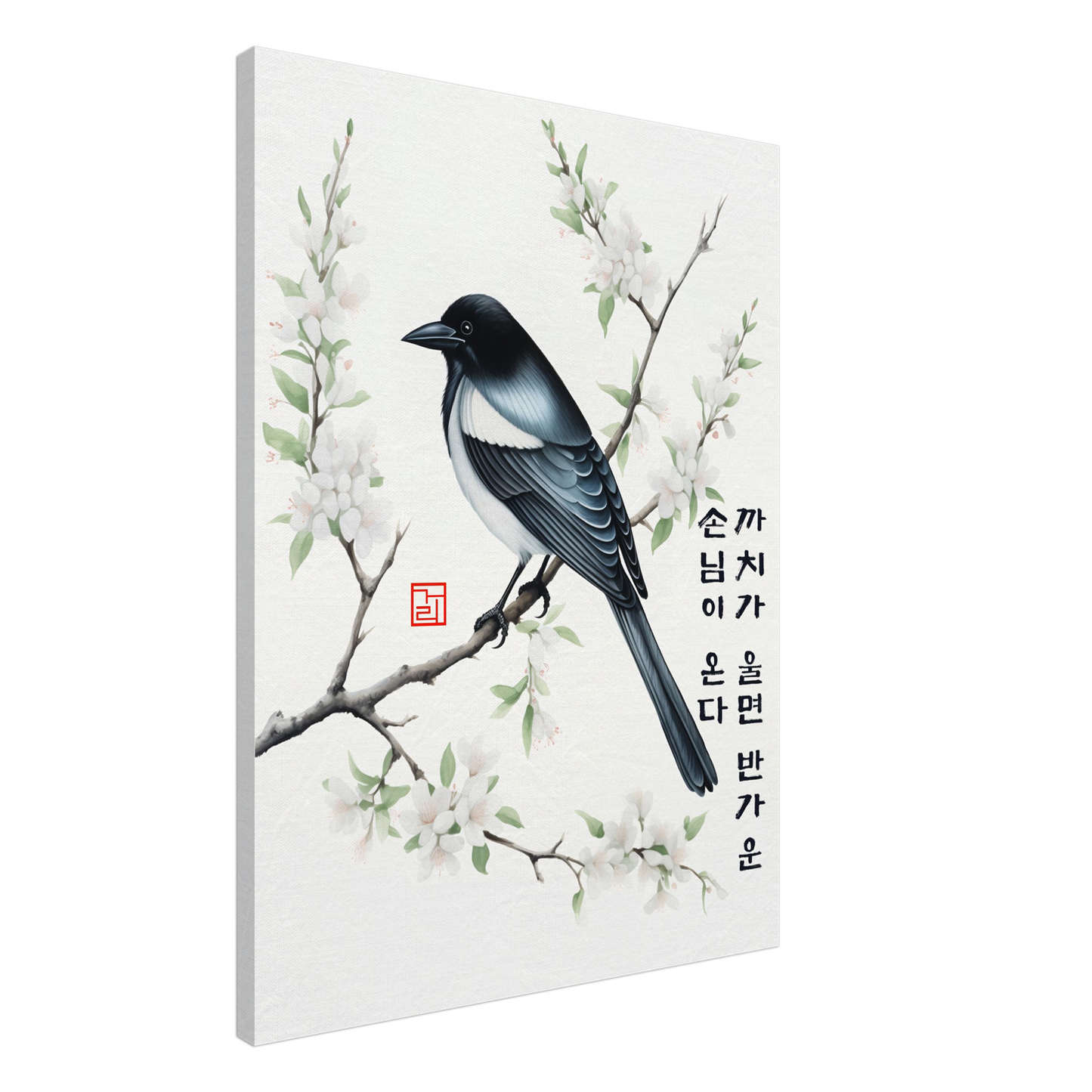 A Messenger of Good Fortune [Canvas] Print Material By 7-210 Korean Wall Art Frame Type 