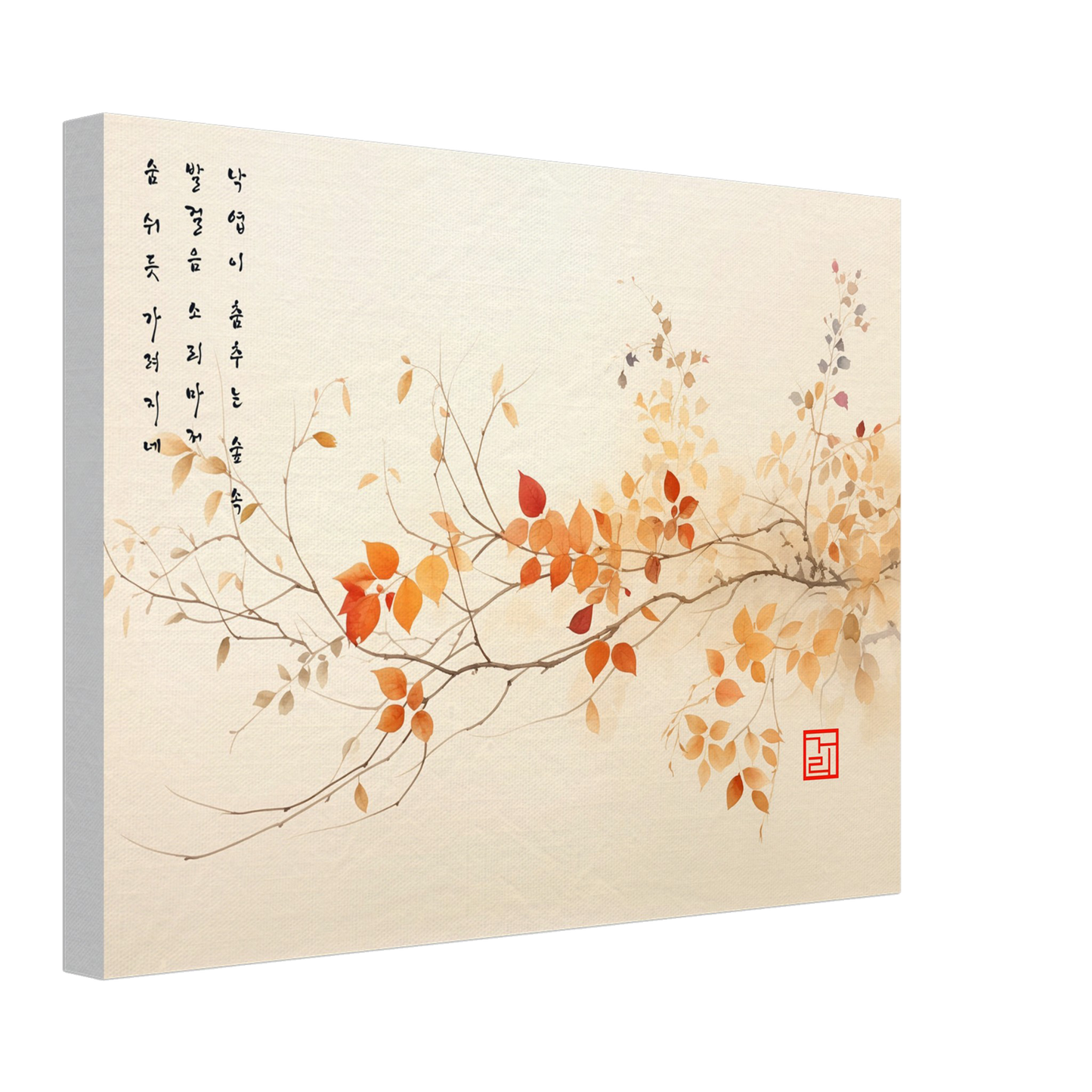 Breath Of Autumn [Canvas] Print Material By 7-210 Korean Wall Art Frame Type 