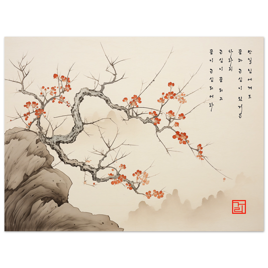 Thorns And Flowers [Paper] Print Material By 7-210 Korean Wall Art 40x30 cm / 16x12″ Frame Type No Frame No Frame