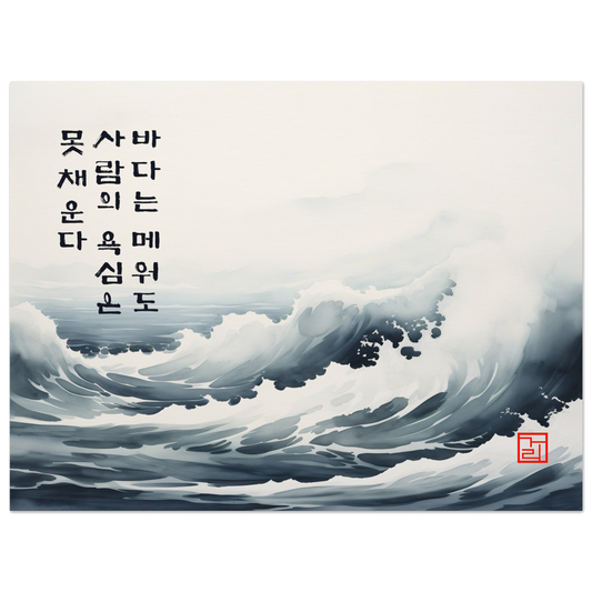 Wisdom Of The Seas [Paper] Print Material By 7-210 Korean Wall Art 40x30 cm / 16x12″ Frame Type No Frame No Frame
